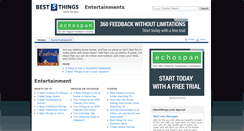 Desktop Screenshot of entertainment.5bestthings.com